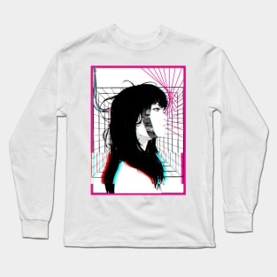 Vaporwave Japanese Cyberpunk Long Sleeve T-Shirt